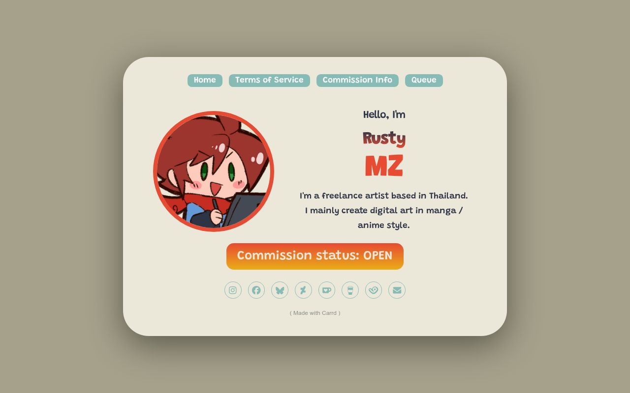 MZ's SNS card